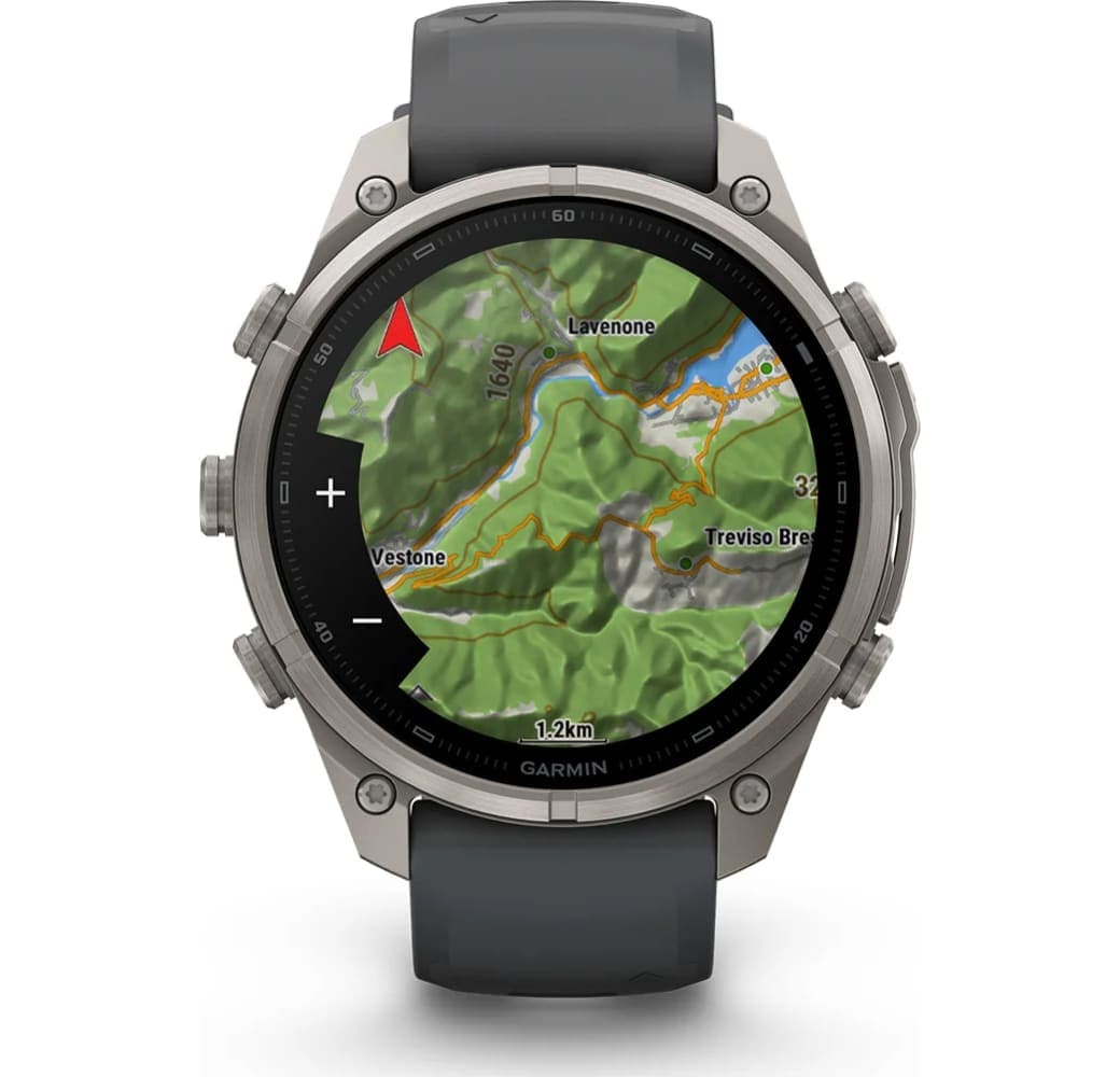 Grafiet Garmin Fenix 9 Pro InReach (LTE) smartwatch, titanium kast, 47 mm.7