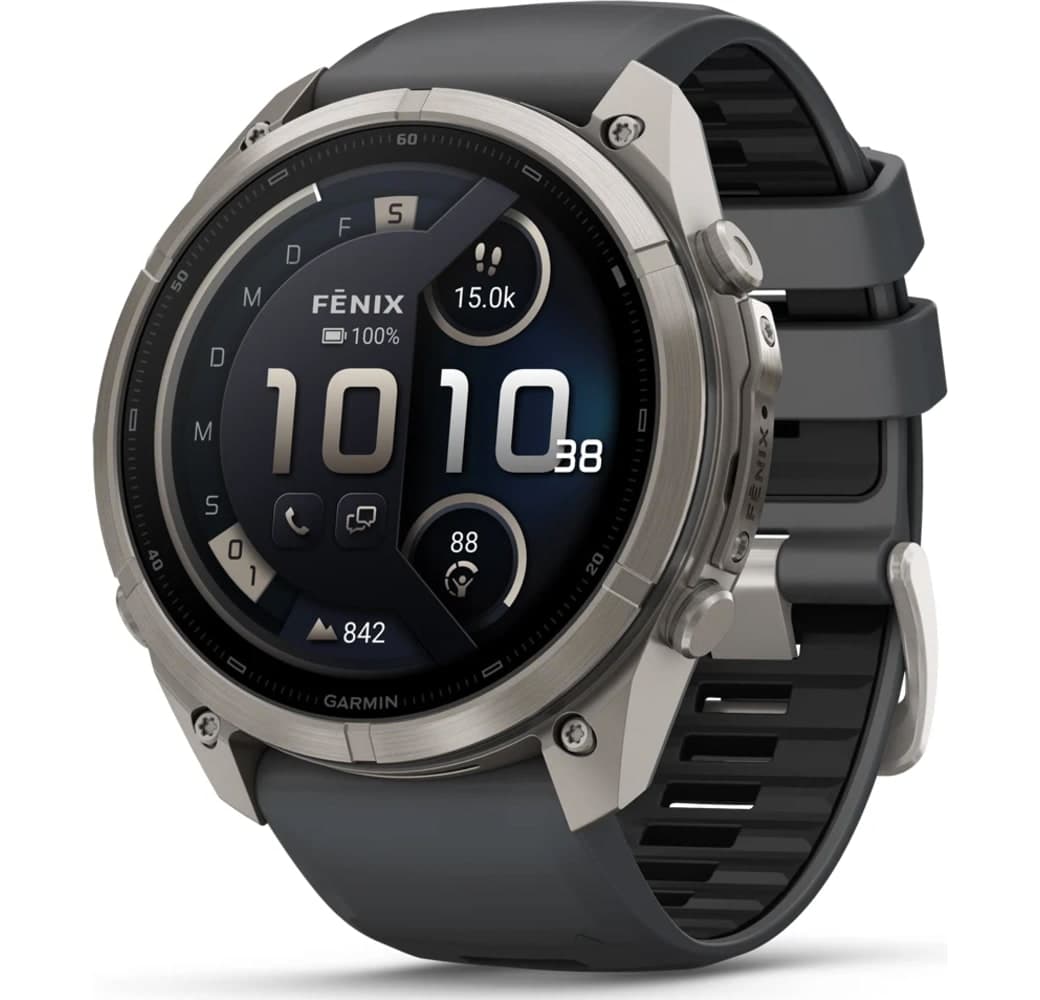 Grafiet Garmin Fenix 9 Pro InReach (LTE) smartwatch, titanium kast, 51 mm.1