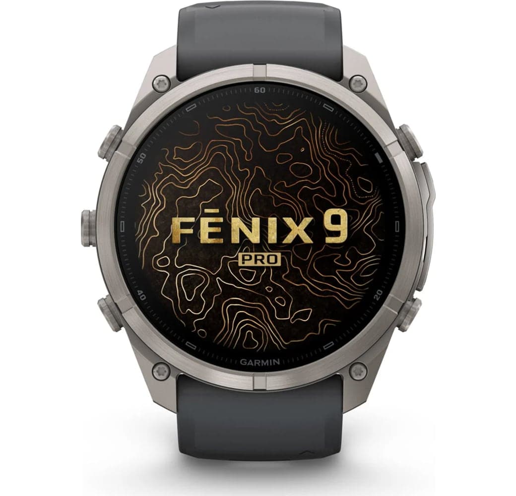 Grafiet Garmin Fenix 9 Pro InReach (LTE) smartwatch, titanium kast, 51 mm.2