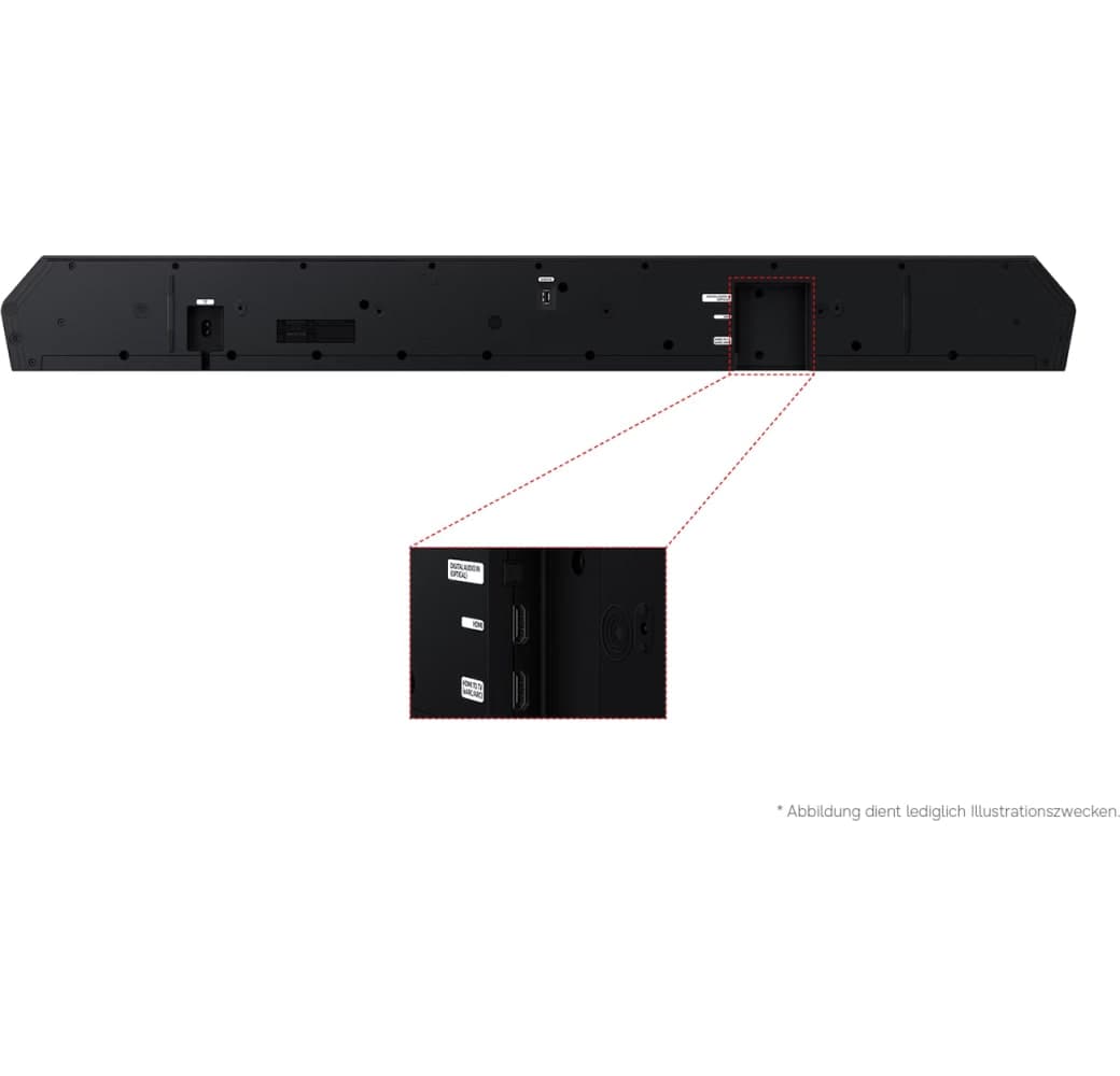 Zwart Sistema de barra de sonido Samsung HW-Q810GH/ZG.4